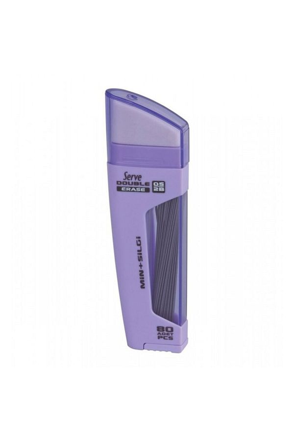 Serve-Double Erase 0.5 Mm Min Eraser Lavender 1