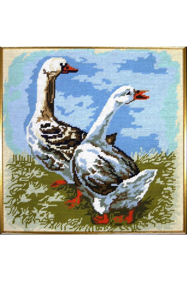LİLYHOBBYLAND-Printed Tapestry Set (WITH PROCESSING THREADS) Seg 50x50 Cm 1
