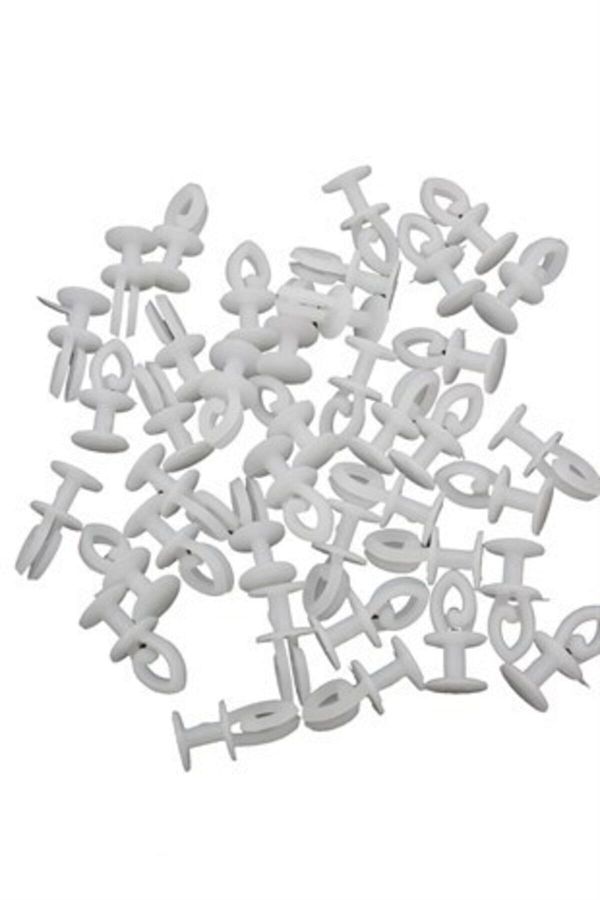 Biotech-100 Pieces of Plug-in System Tulle and Curtain Buttons 1