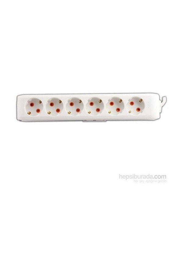 VİKO-Multi-Let Six 5 Mt. Socket Grounded Child Proof Group Socket 1