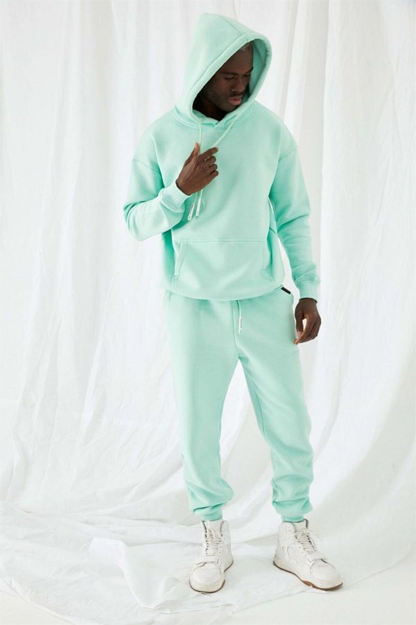 gothamvibes Men s Comfortable Cut Mint Tracksuit Bottom Trendyol