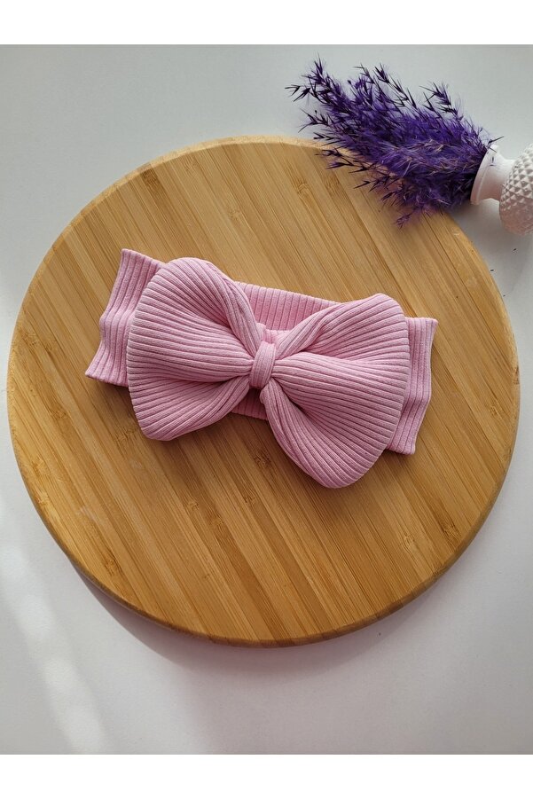 SeherBebeButik Kız Çocuk & Bebek Kaşkorse Fiyonklu Bandana