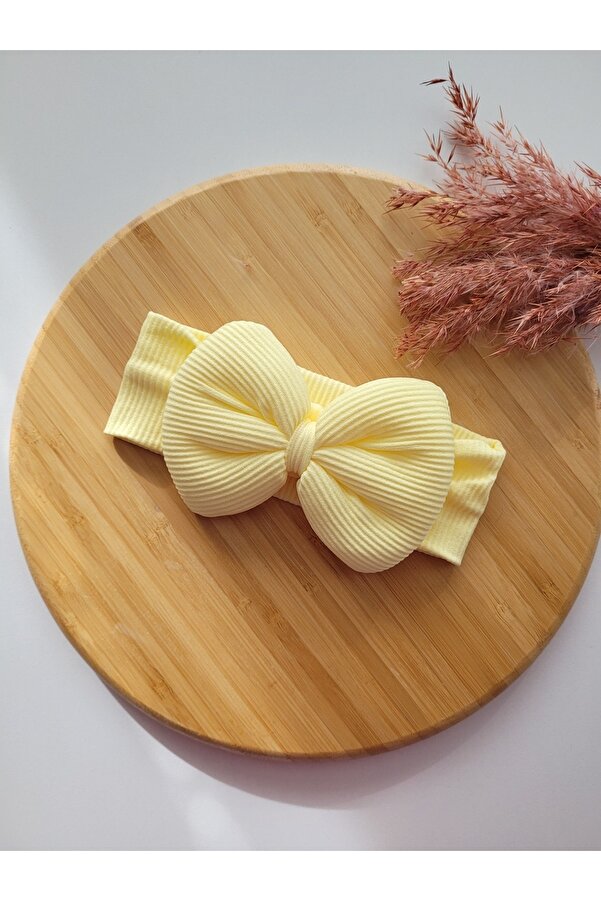 SeherBebeButik Kız Çocuk & Bebek Kaşkorse Fiyonklu Bandana