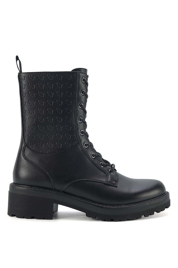 Nine West Ankle Boots Black Flat Trendyol