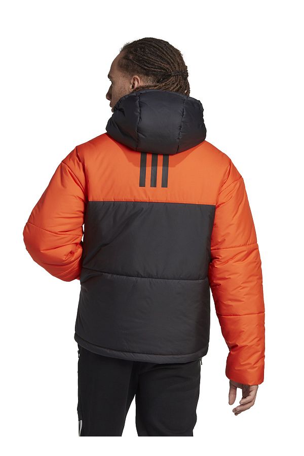 Adidas jacket orange hotsell black