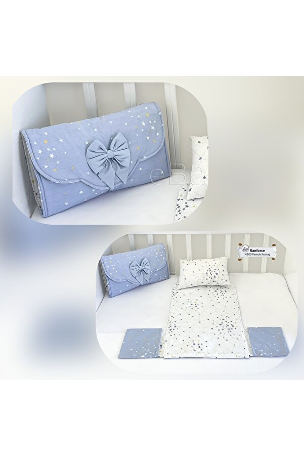 ebabynest Samanyolu Serisi Mavi Çantalı Alt Açma