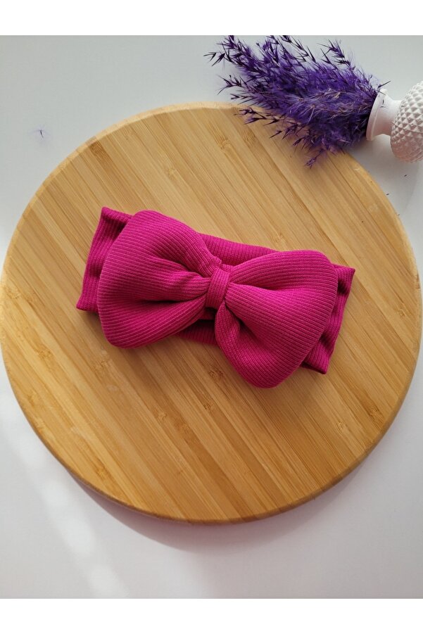 SeherBebeButik Kız Çocuk & Bebek Kaşkorse Fiyonklu Bandana
