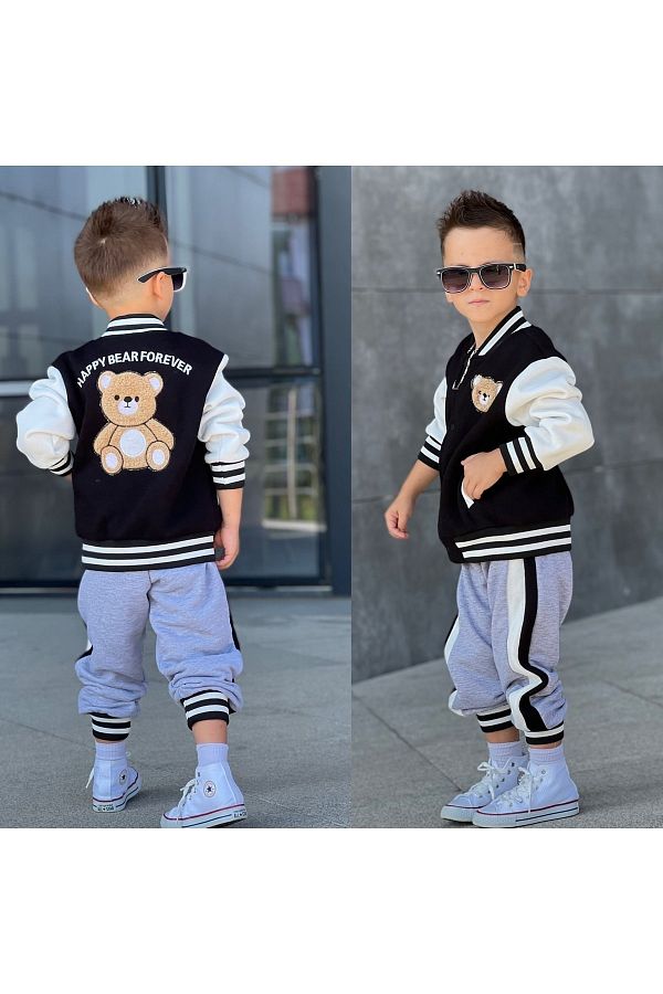 ELISHA Kids Tracksuit Set with College Jacket Trendyol