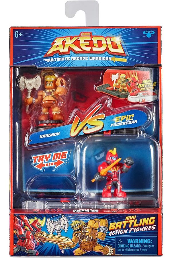 最大12%OFFクーポン PREZIOSI GIOCHI Akedo Powercorn Vs Kragnox - Pack 2 2 Series スポーツ