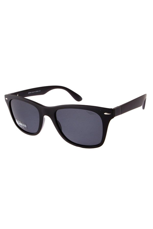 Angel Eyes-Men's Sunglasses Rectangular Design Black Frame Black Glass 1