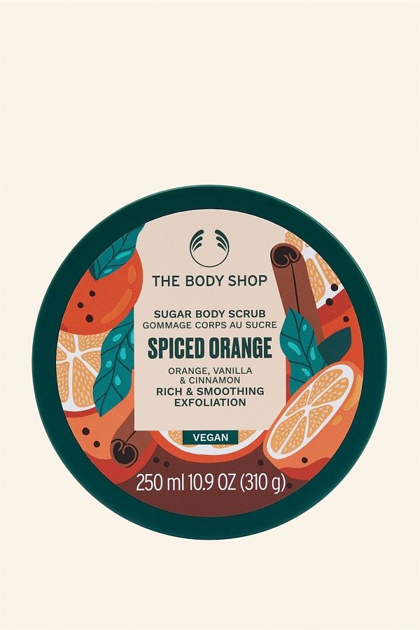 THE BODY SHOP-تقشير الجسم باللون البرتقالي 1