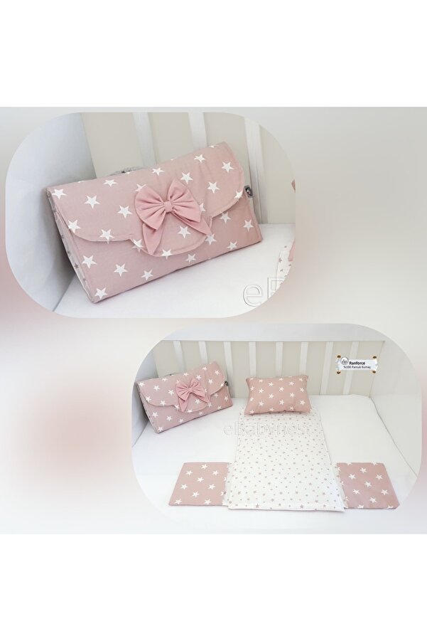 ebabynest Big Star Serisi Pudra Çantalı Alt Açma