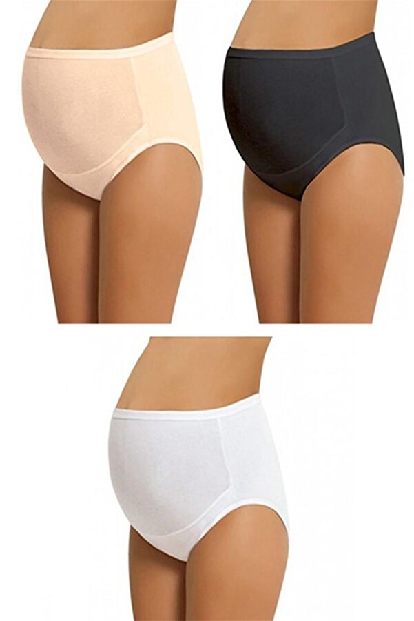 Nbb Hamile Külodu Pamuklu Hamile Külot 3'lü Paket 0540