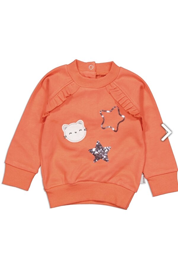 enjoy bebe Yıldız Figürlü Kız Bebek Sweat