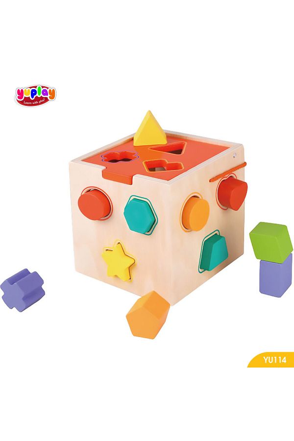 Yuplay-Shape Sorting Cube 1