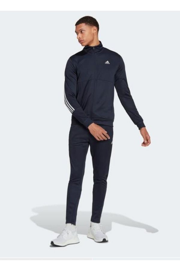 Navy blue tracksuit adidas online
