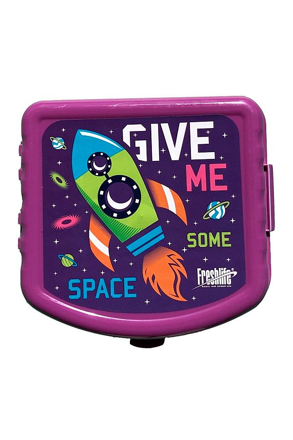 Vakia-Purple Compartmented Lunch Box / Two Compartment Lunch Storage Container Box 1