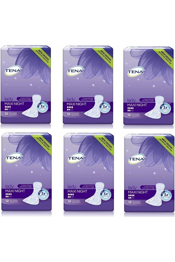 Tena Lady Maxi Night Women's Bladder Pad Pack 72 Pieces- Trendyol