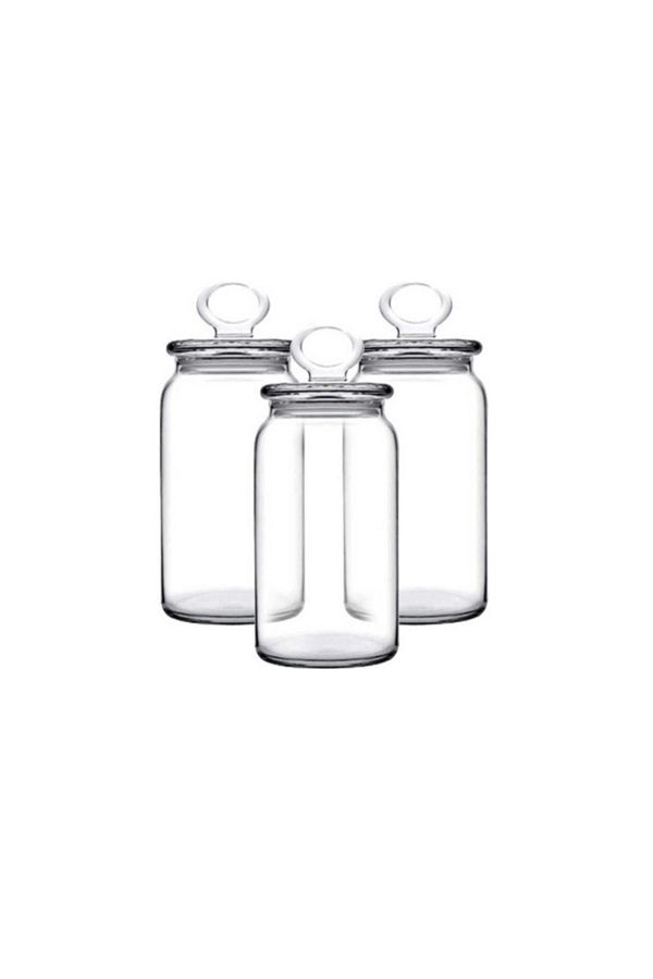 Pa abahce 96762 Kitchen Slim Spice Jar 860cc 3 Pieces Trendyol