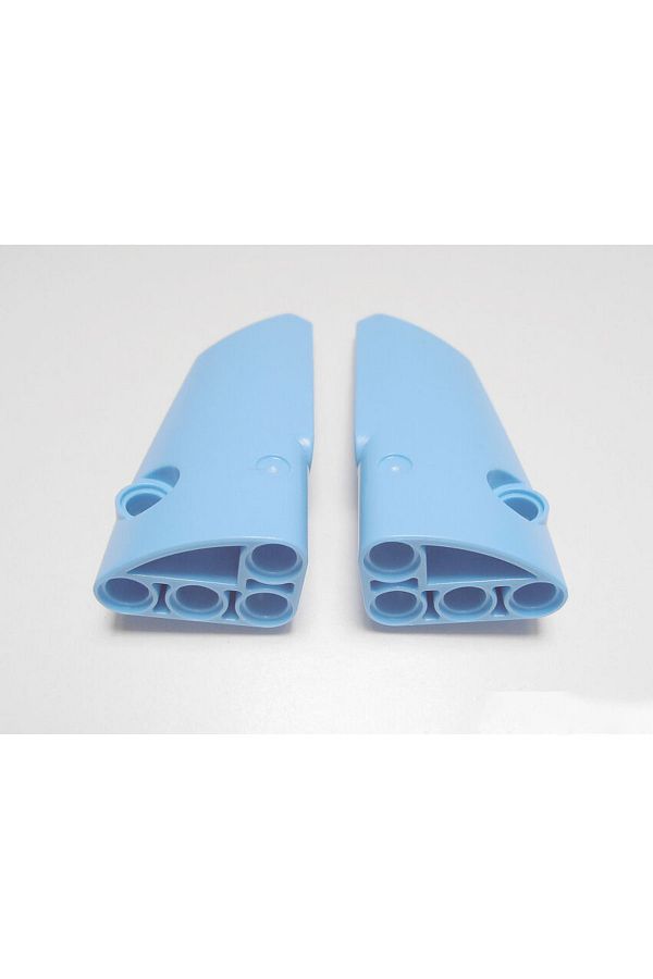 LEGO-Original Accessory Custom Technic Small Panel Medium Azure Right and Left 2 Pieces to Send 1