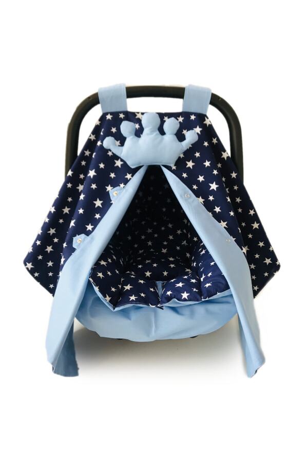 Atölye Eda Exclusive Puset Örtüsü Minderi Çarşafı 3 Parça