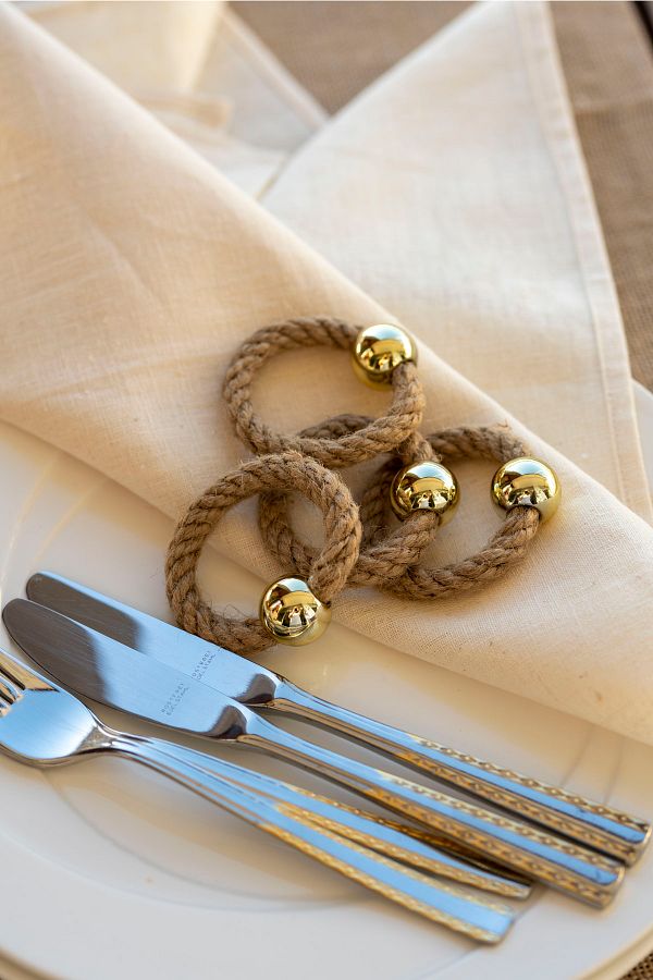 Rope napkin rings 2025