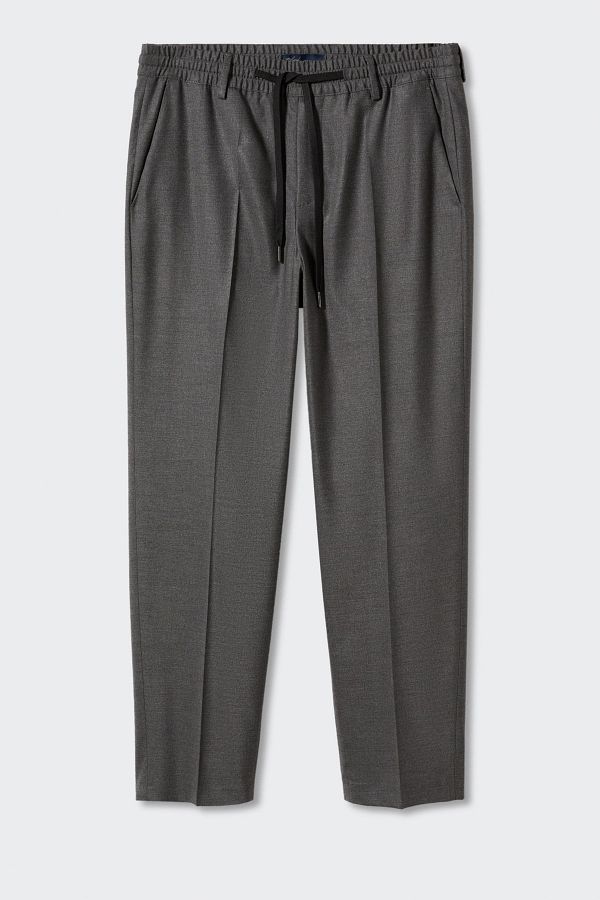 MANGO Man-Men's Gray Trousers 17047114 1