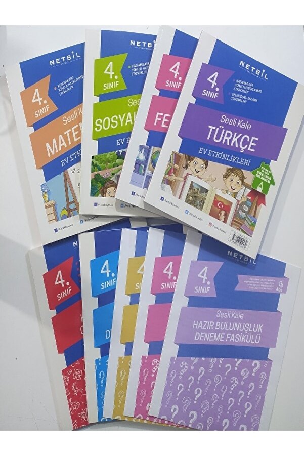 Netbil Yayınları 4. Sınıf Sesli Kale Eğitim Seti 9 Parça