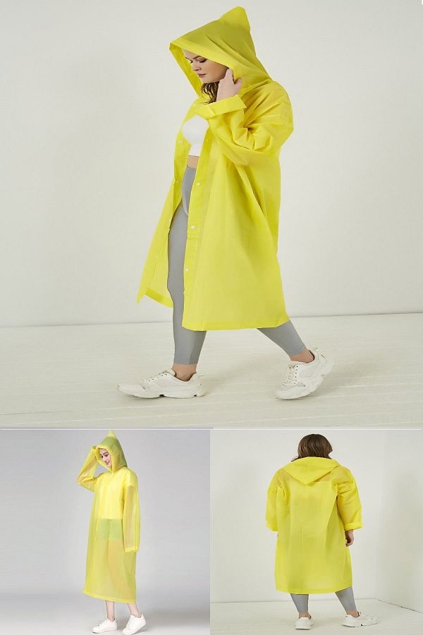 Thick raincoat top