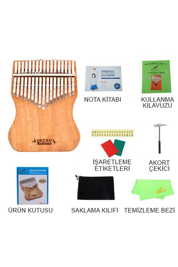 GECKO K17cap Healing Mis Scented Camphor Tree Scented Kalimba Trendyol