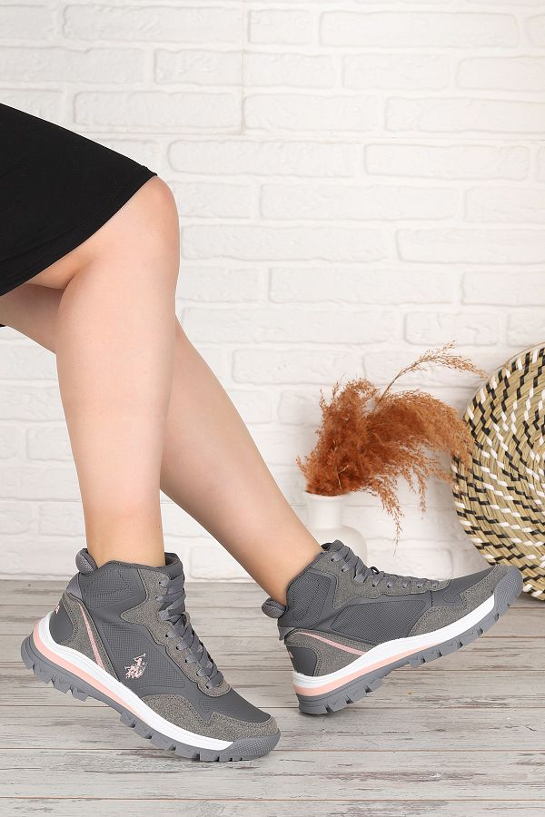 U.S. Polo Assn. Sagan Hi Wmn Casual Women s Boots Lace up Trendyol