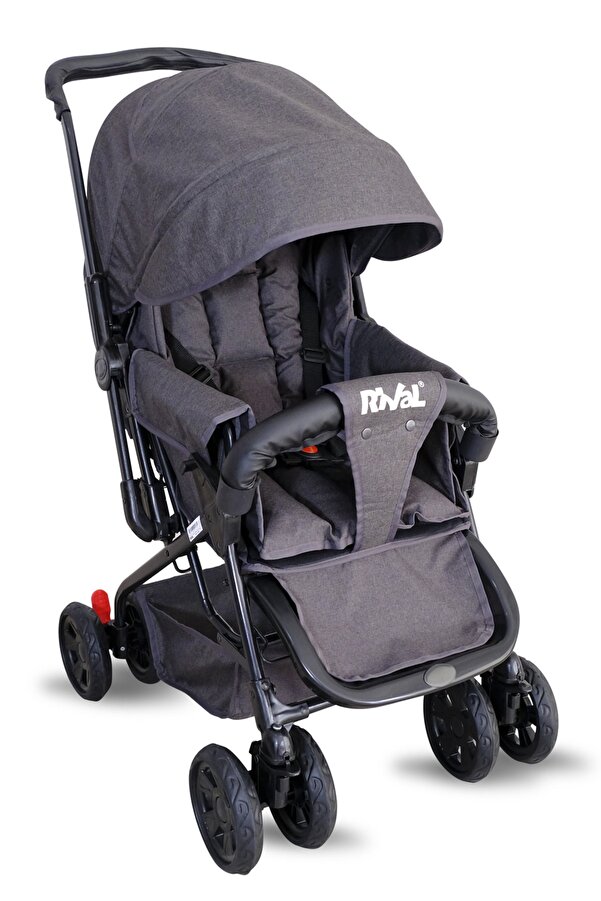 Rival Nova Çift Yönlü Bebek Arabası Çocuk Araba Puset(ANTRASİT)