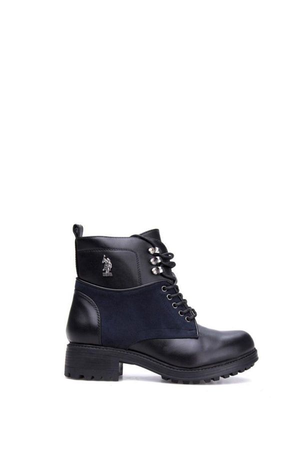 U.S. Polo Assn.-МАЙ 9PR Черни дамски ботуши 100422414 1