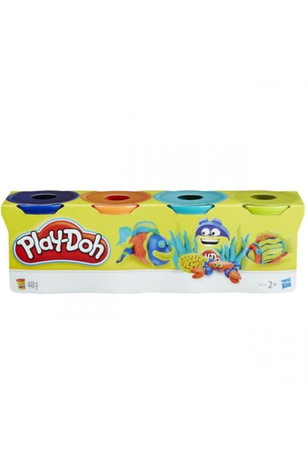 Play Doh-4 Pack Play Dough 448gr Bright Colors 1