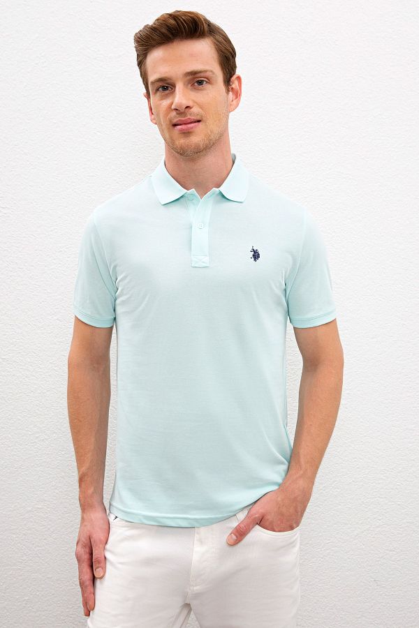 U.S. Polo Assn.-تي شيرت رجالي أخضر 1
