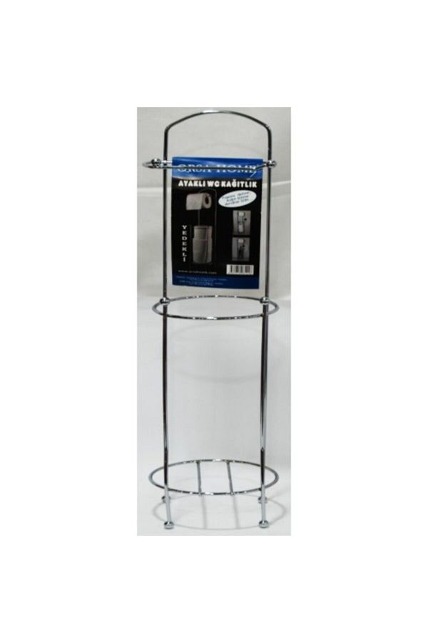 Universal-Modatools Wc Paper Holder Standing Backup Metal 28109S 1