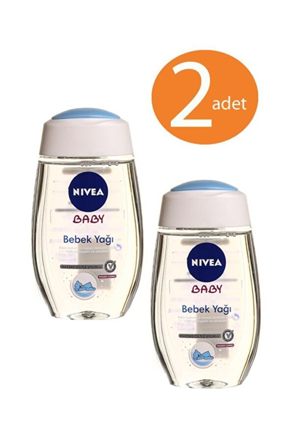 NIVEA Baby Bebek Yağı 200 ml x 2 Adet
