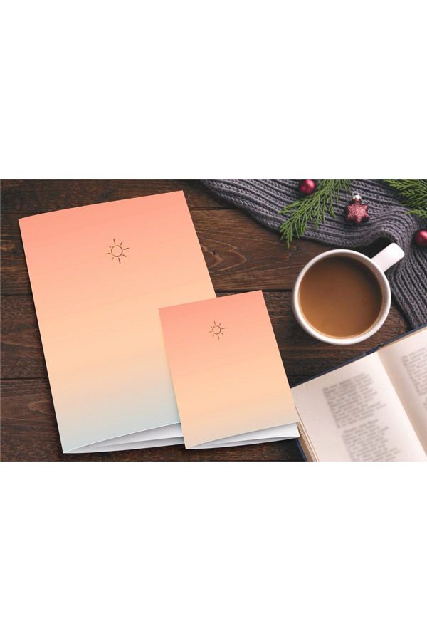 AKILLICA-2 Notebook Set Pastel Notebook Gradient Series 01 1