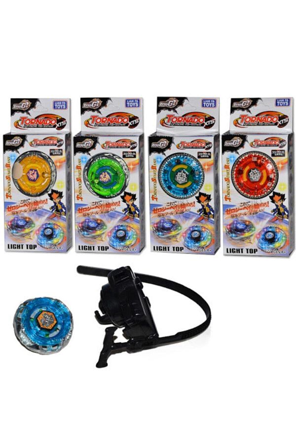 MTG OYUNCAK-Beyblade Spinning Top Set in Lighted Box in Different Colors Beybleyd Game Set 4 Pieces 1