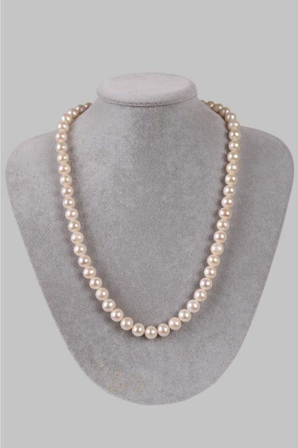 Saff Do al Ta Certified Pearl Necklace REAL FRESHWATER PEARL In47201713 Trendyol