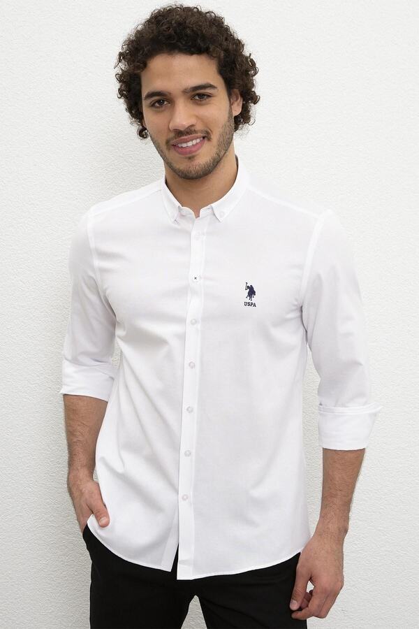 U.S. Polo Assn. Men's White Shirt U.S. Polo Assn. 981210mmm