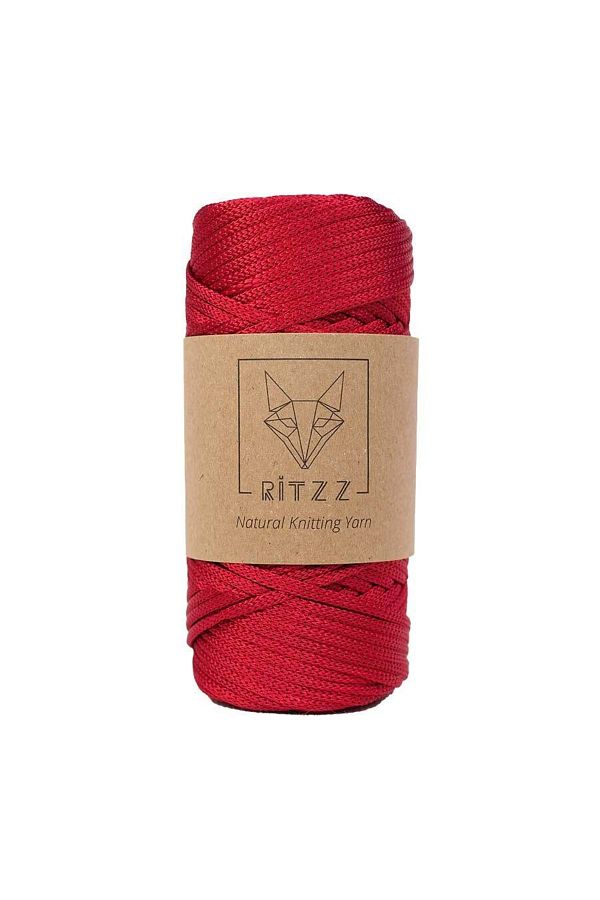 Ritzz-Floach Macrame String 4mm Red 1