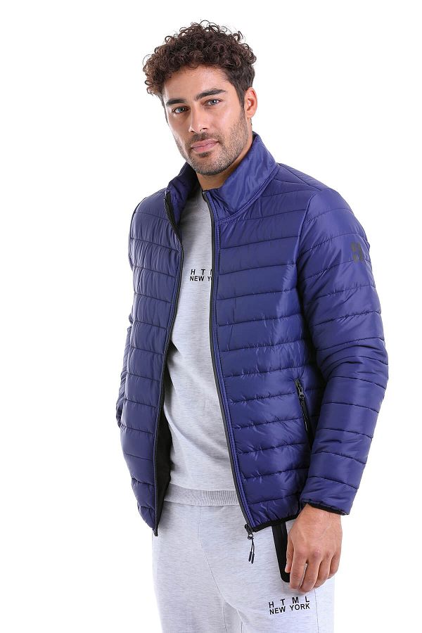 Collar puffer jacket best sale