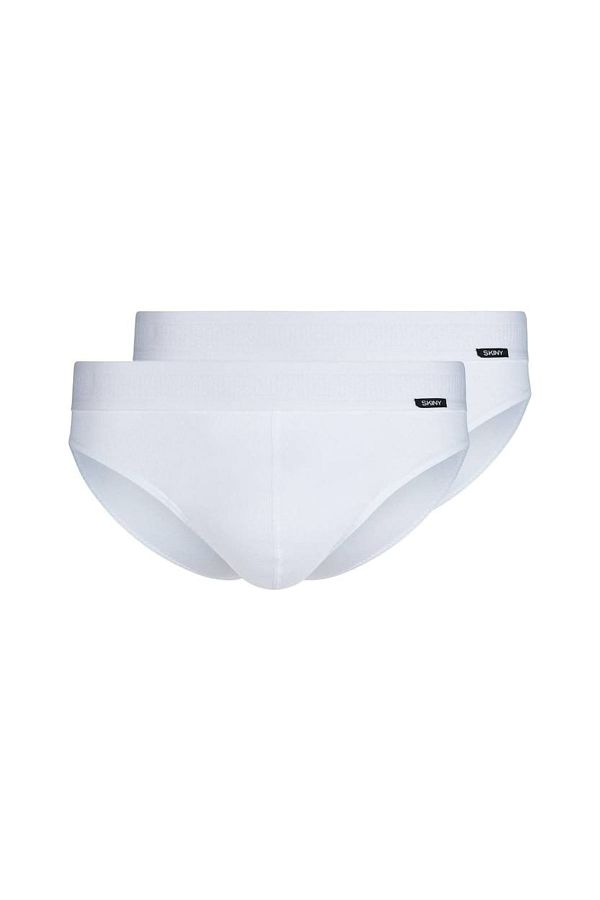 Skiny-Herren Brasil-Slip, 2er-Pack – Baumwolle Retro, Unterhose, Feinripp, Baumwolle 1