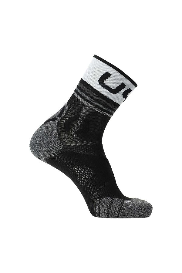 UYN-Damen-Laufsocken – einzelne kurze Socken, Sneaker-Socken, Polyamid, Logo 1