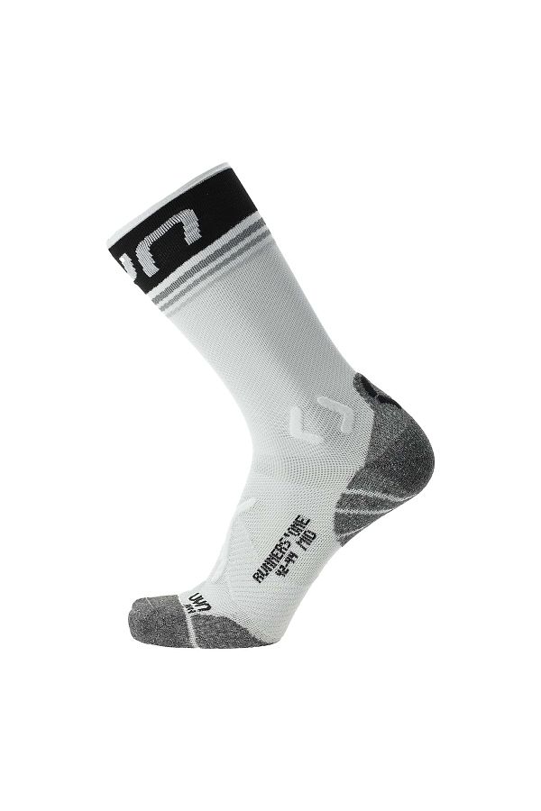 UYN-Damen-Laufsocken – einzelne mittlere Socken, Nullstrümpfe, Polyamid, Logo 1