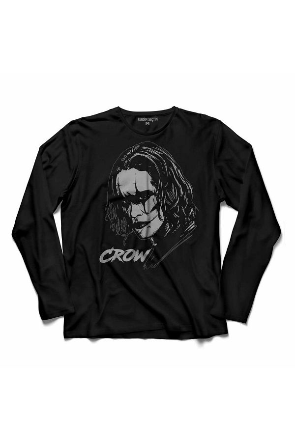 Kendim Sectim Brandon Lee The Crow Face Immortal Love 2 Long Sleeve T Shirt Trendyol
