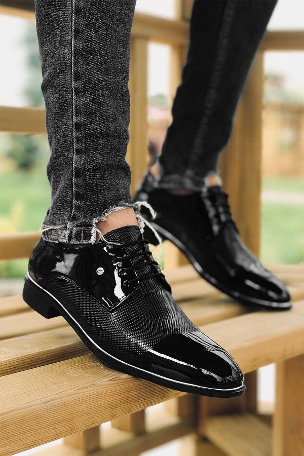 Patent shoes with suit hotsell