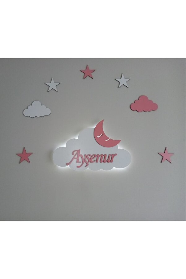 woodengifts Çocuk Odası Dekoratif Gece Lambası Aydınlatma