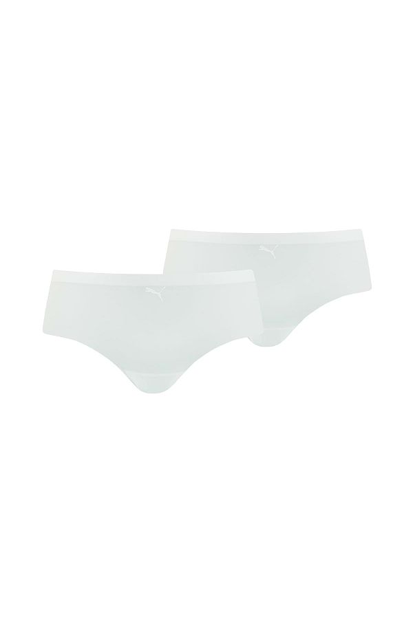 Puma-Damen Hipster 2er-Pack – Mikrofaser Nahtlos Unterhose, Einfarbig 1